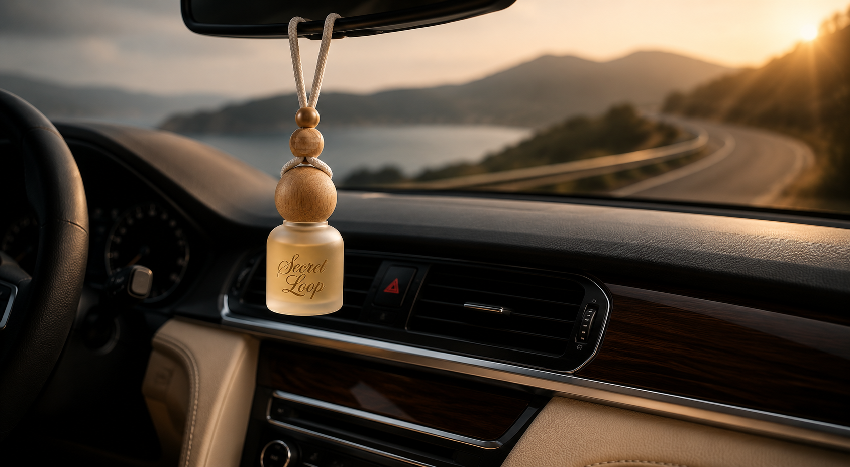 Secret Loop diffuser in a luxury car interior
